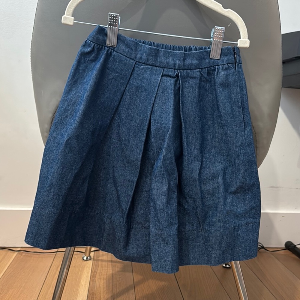 Oscar de la Renta Blue A-Line Skirt